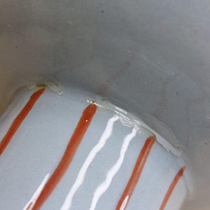 Ваза керамическая призовая Блумингвиль МИНИ (Bloomingville MINI) "Трофей", голубая (уцененный)